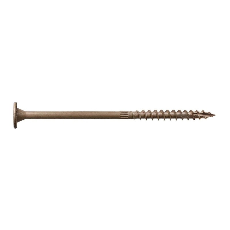 Simpson Strong-Tie SDWS22600DB-R12 (0.220 x 6) Strong-Drive SDWS Timber Screw Exterior Grade T40 Tan (12 Pack)