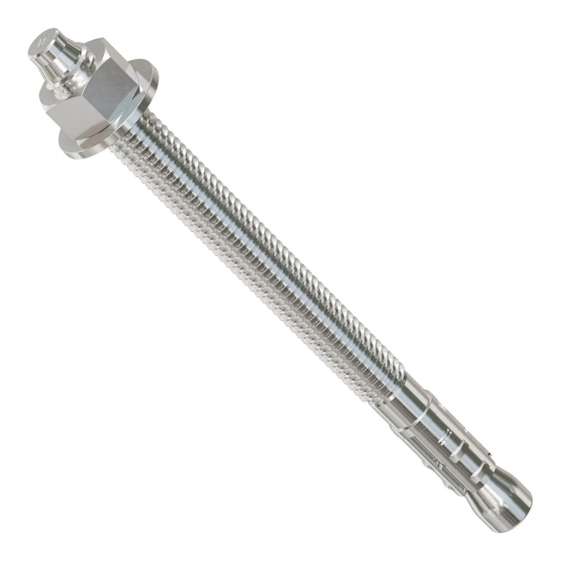 Simpson Strong-Tie STB2-375004SS (3/8 x 5) Strong-Bolt 2 Wedge Anchor Type 304 Stainless-Steel (50 Pack)