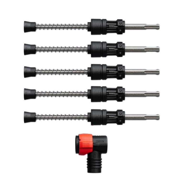 Diablo DMAPLA4410-S6 AMPED Rebar Demon 5/16x 4x 9 SDS-Plus 4-Cutter Full Carbide Head Dust Extraction Hammer Drill Bit (5-Pack)