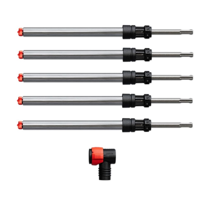 Diablo DMAPLA4510-S6 AMPED Rebar Demon 5/8 x 8 x 14 SDS-Plus 4-Cutter Full Carbide Head Dust Extraction Hammer Drill Bit (5-Pack)