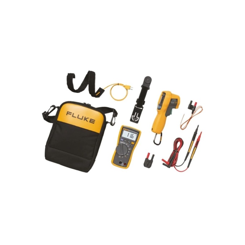 Fluke 116/62 MAX+ HVAC Multimeter and IR Thermometer Technician’s Combo Kit