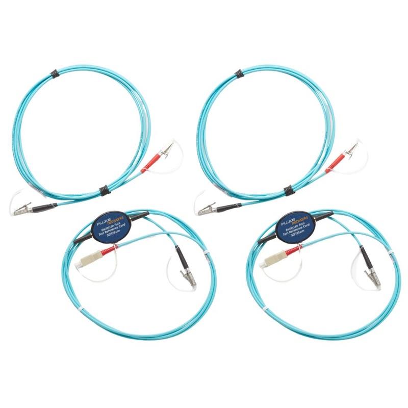 Fluke MRC-62EFC-SCLCKITM Multimode 62.5 m Encircled Flux TRC Kit (2 SC/LC, 2 LC/LC), Metal