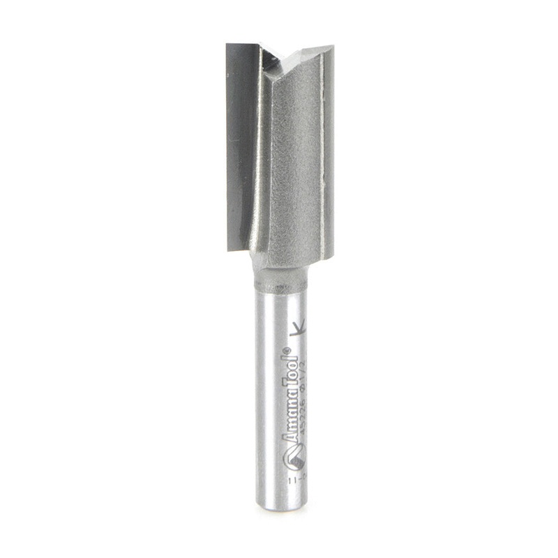 Amana 45226 1/4 Shank 2 Flute Straight Plunge Cutting Router Bit