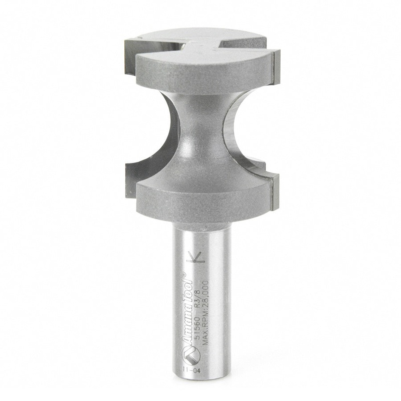 Amana 51560 Bull Nose 1-1/4 Diameter 1/2 Shank Router Bit