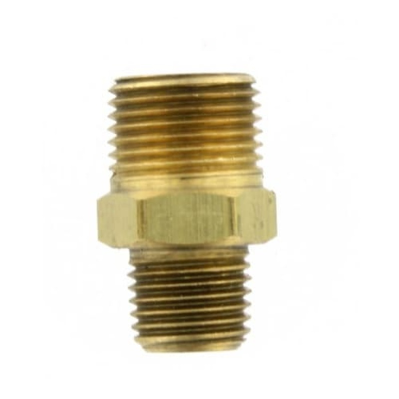 Amflo 346 3/8 x 1/4 Male Brass Pipe Coupling