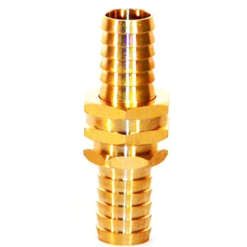 Aronson 071210 3/4 Brass Water Garden Hose Repair Coupling Set (Male & Female Hose ends X 3/4 Barb) GHT