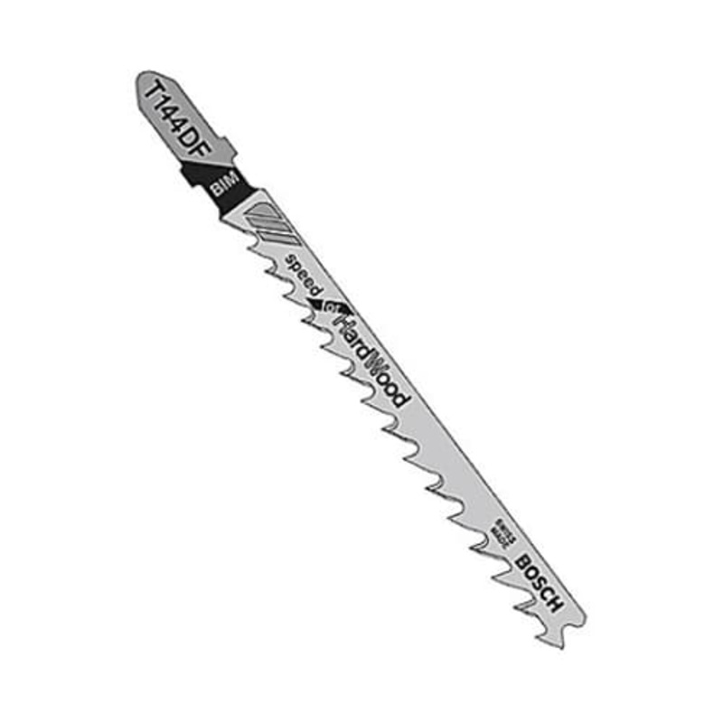 Bosch T144DF 4, 6 TPI T-Shank Jig Saw Blades for Wood 5-Pack