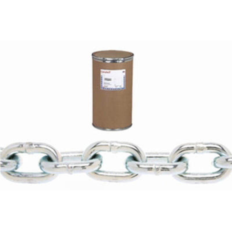 Campbell Chain 0120622 3/8 Grade 30 Proof Coil Chain, Zinc Plated