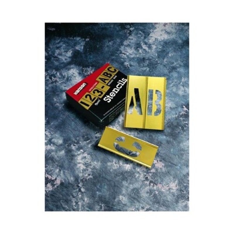 CH Hanson 10028 1 Brass 33 Piece Single Letter Set