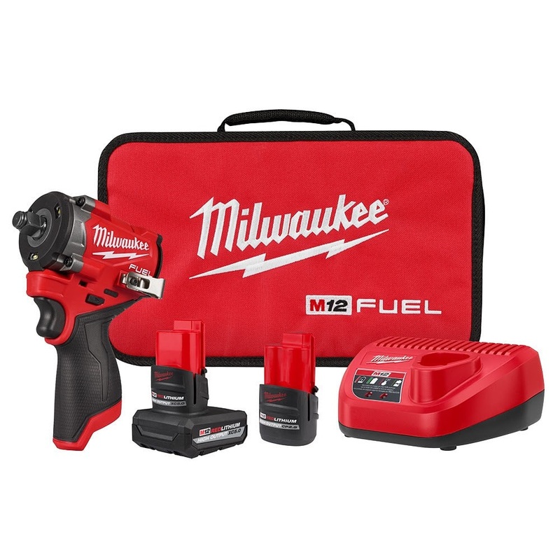 Milwaukee 2563-22 M12 FUEL Stubby 1/2 Impact Wrench Kit