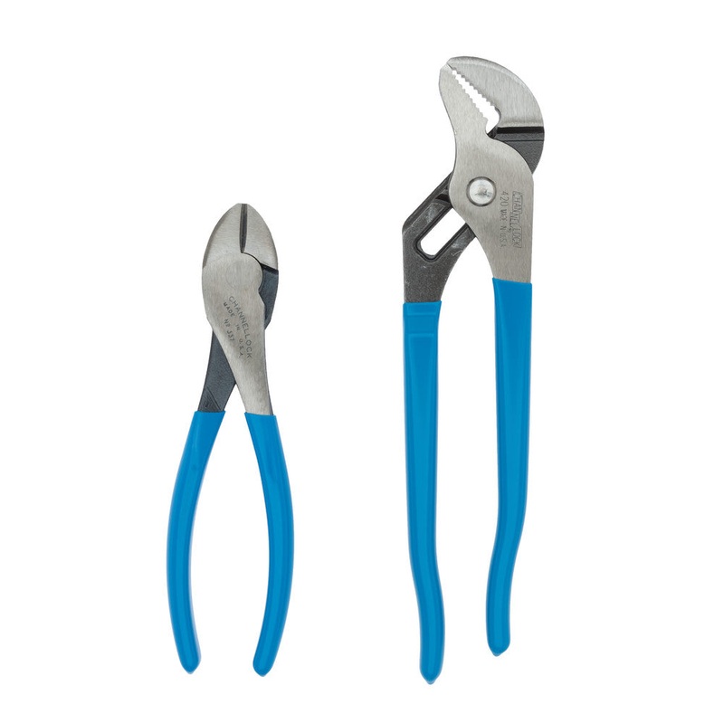 Channellock GS-2 2pc Plier Set, 7 Cutter, 9.5 T&G