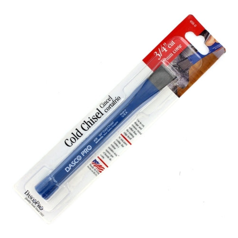 Dasco 408-0 High Carbon Steel Cold Chisel, 3/4 x 7-1/8