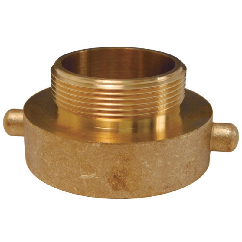 Dixon HA1576 Hydrant Adapter Pin Lug Brass, 1-1/2 x 3/4
