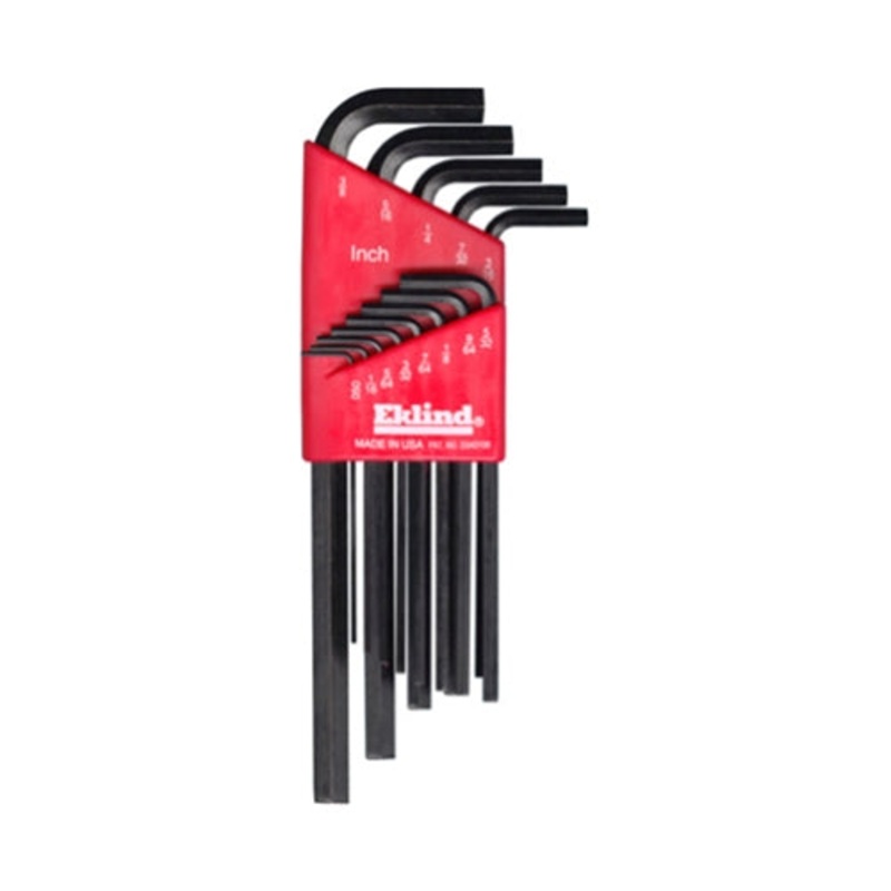 Eklind 10213 13 pc Long Series Hex-L Key Set with Holder. Inch Size