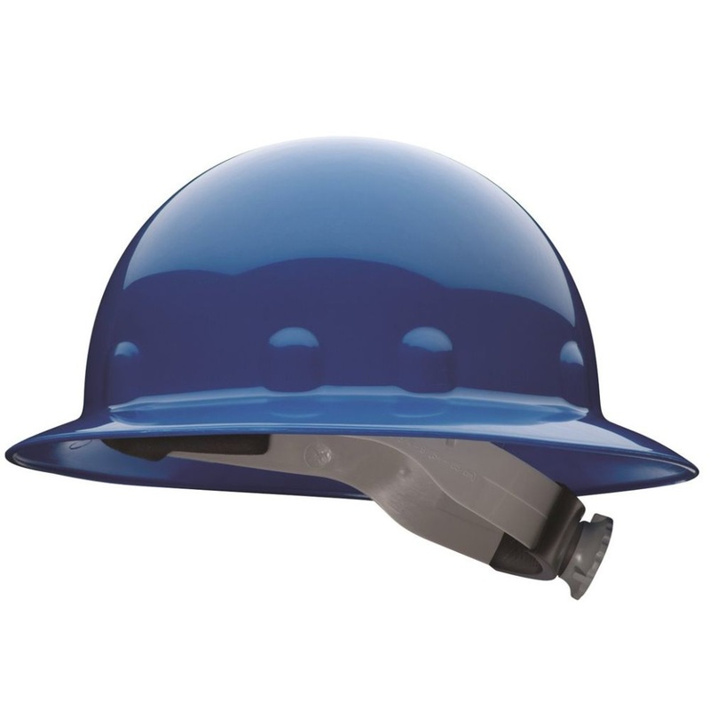 Fibre-Metal E1RWBLUE Fibre Metal Full Brim Hard Hat – Blue (E1RW71A000)