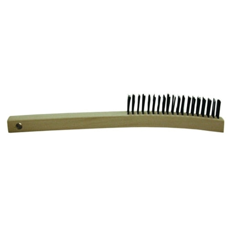 14 3 x19 Curved Handle Wire Scratch Brush