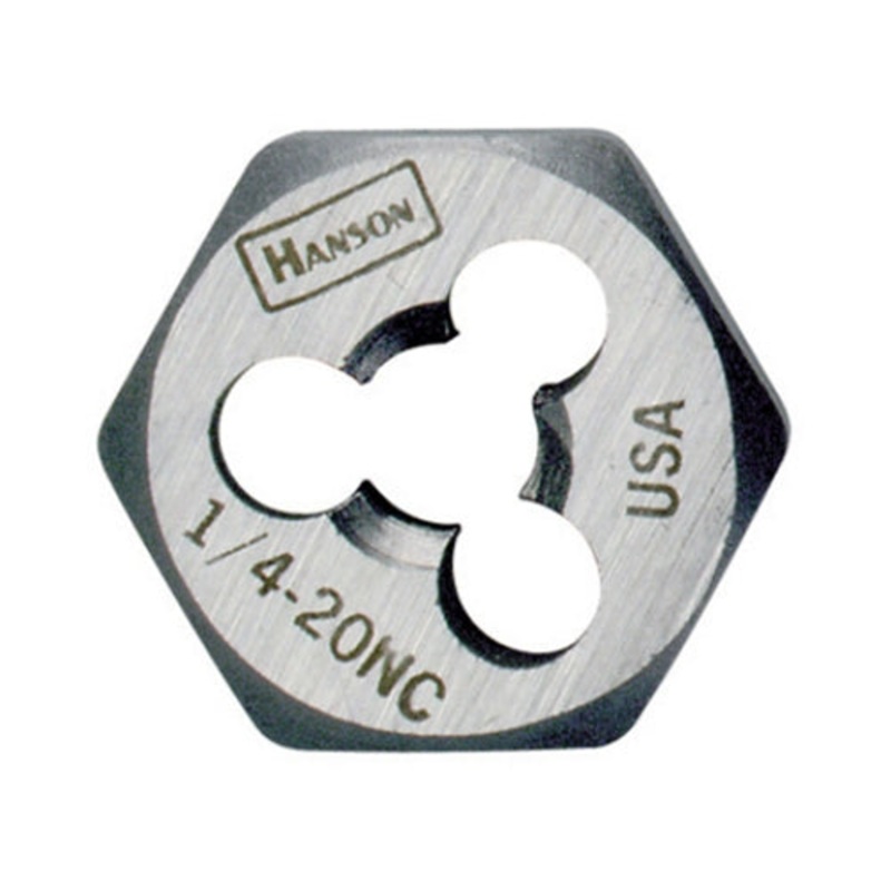 Irwin 7265 1 – 8 NC – Right-hand Re-threading Hexagon Fractional Dies Right-hand (HCS)