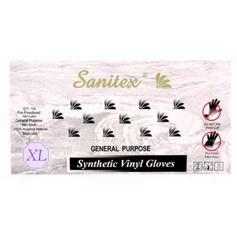 Johnson Wilshire 9500XL Vinyl gloves (box of 100)