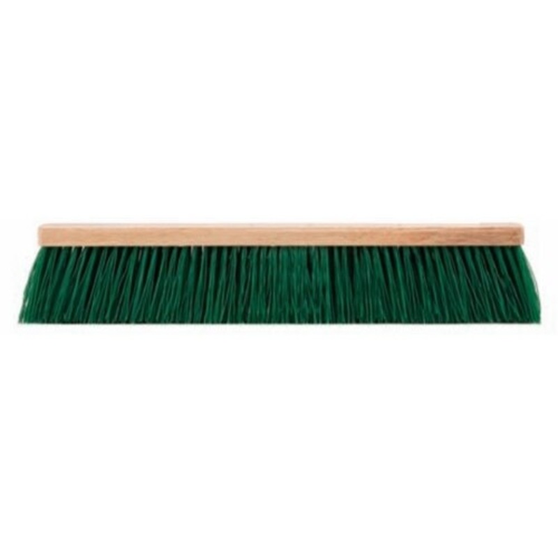 Magnolia 24 Stiff Green Polypropylene Flexsweep Garage Broom With Handle