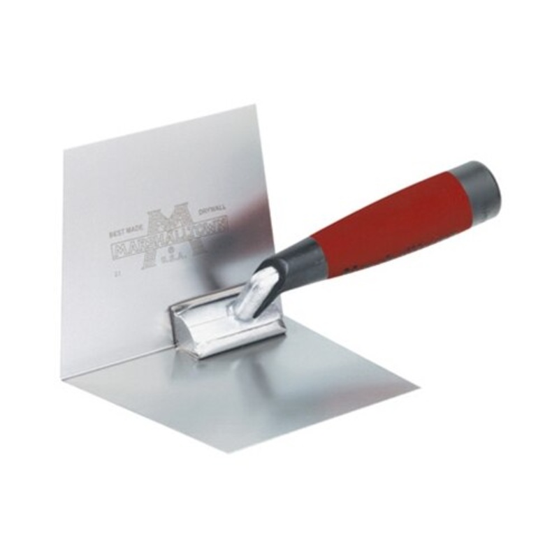 MarshallTown 23D 4 x 5 Inside Drywall Corner Trowel with DuraSoft Handle