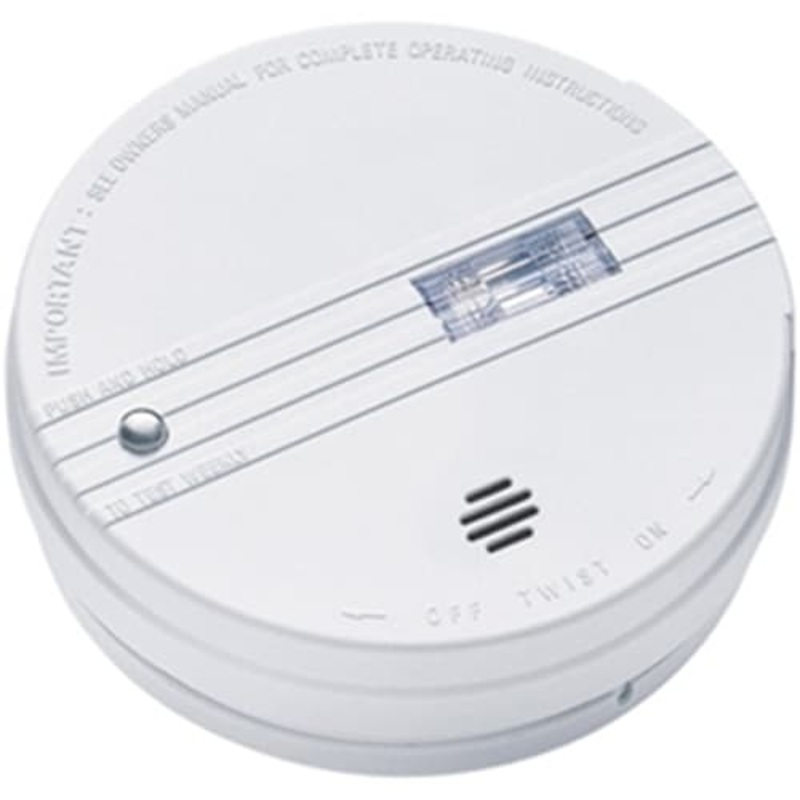 Logistics Supply 0918E Battery Powered Ionization Smoke Alarm w/ Exit Light
