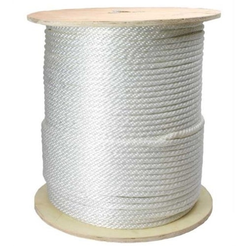 Rope Products 1/4X600N 1/4x 600 foot white nylon rope
