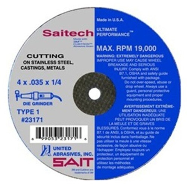 Sait 23163 .035 High Speed Cut Off Wheel