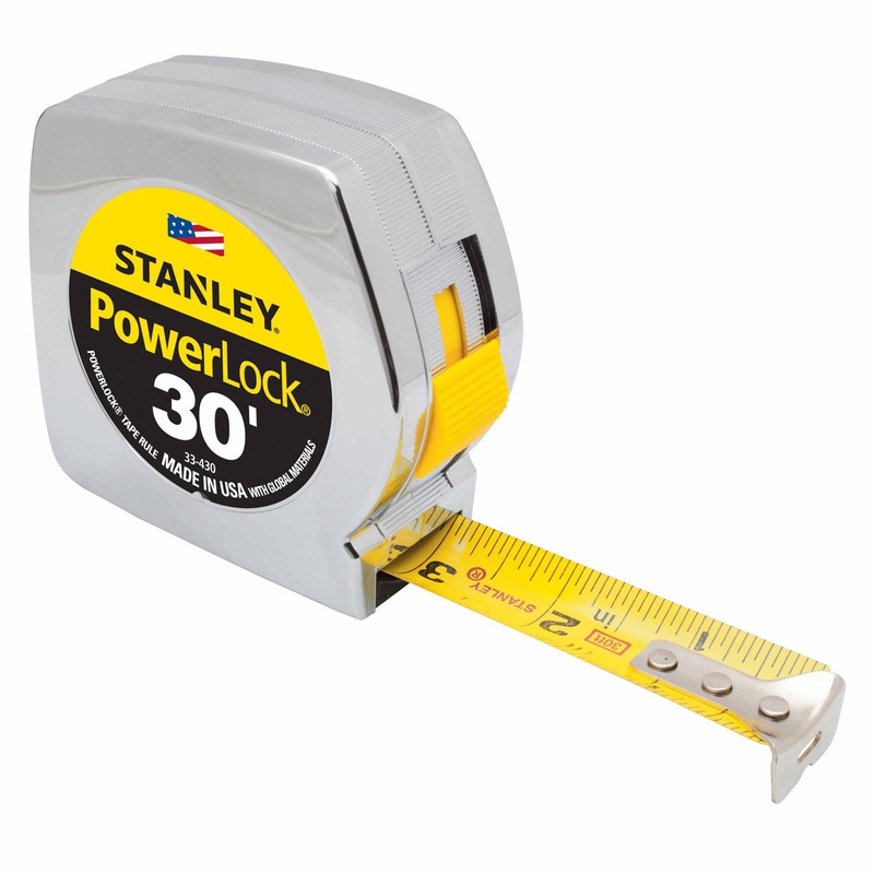 Stanley 33-430 PowerLockClassic Tape Rule 1 X 30′