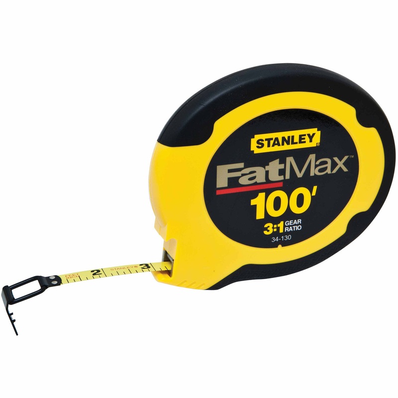 Stanley 34-130 FatMaxClosed Case Long Tape 3/8 X 100′