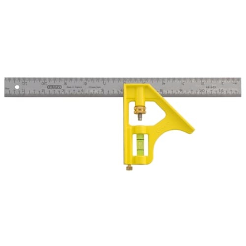 Stanley 46-028 Premium Die-Cast Handle Combination Square  12/30CM