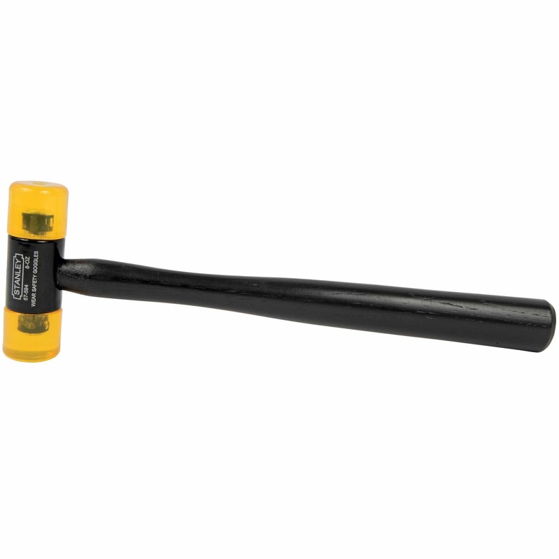 Stanley 57-594 Hickory Handle Soft Face Hammer  8 Oz