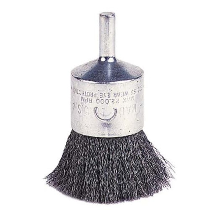 Weiler 10009 1 Crimped Wire End Brush, .006