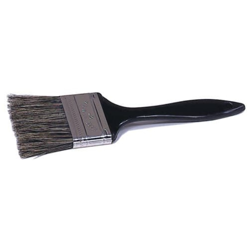 Weiler 40028 1-1/2 Disposable Chip & Oil Brush, Grey China Bristle, 1-11/16 B.L., Plastic Handle