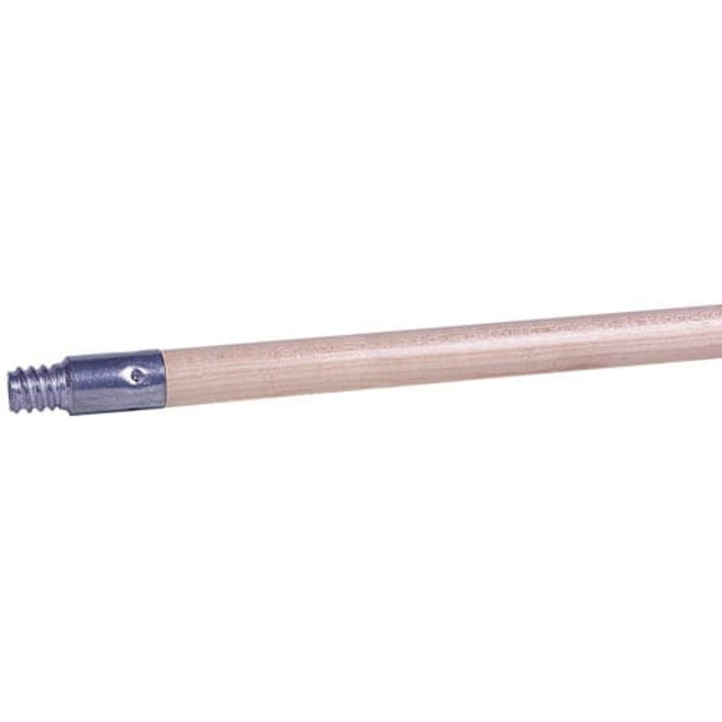 Weiler 44435 60 Wood Handle, Threaded Metal Tip, 1-1/8 Diameter