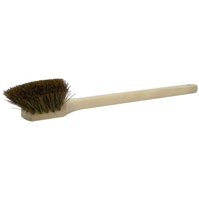 Weiler 72101 20 Utility Scrub Brush, Palmyra Fill, Long Handle, Wood Block, Packs of 12