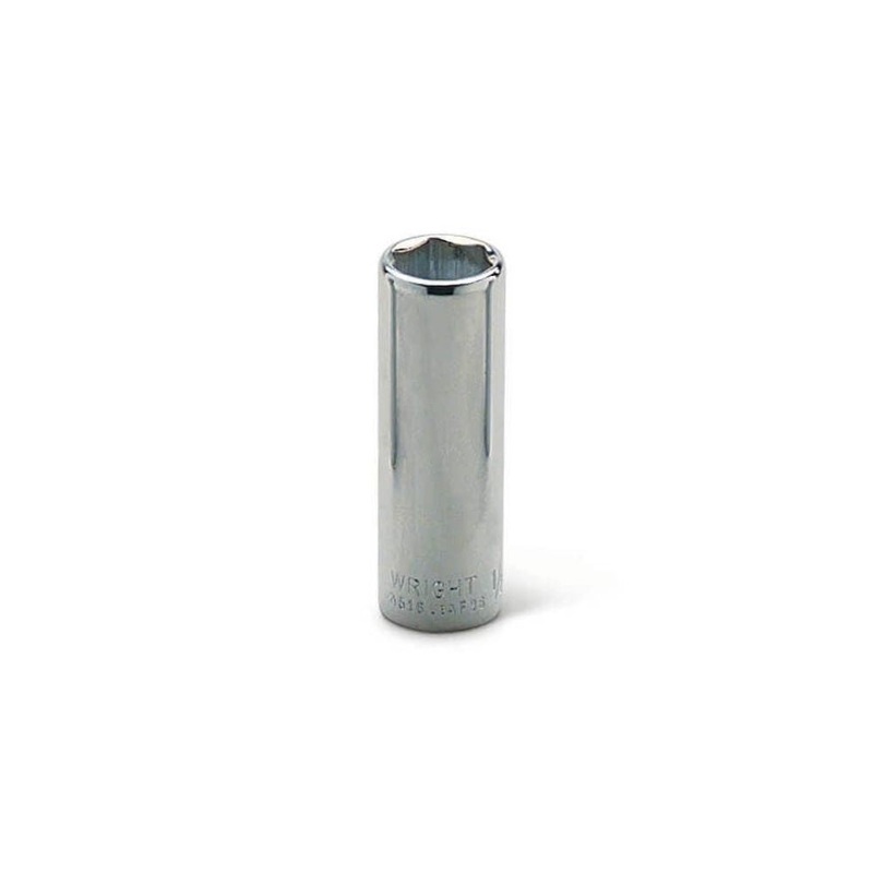 Wright Tool 3508 3/8 Drive 6 Point Deep Socket 1/4