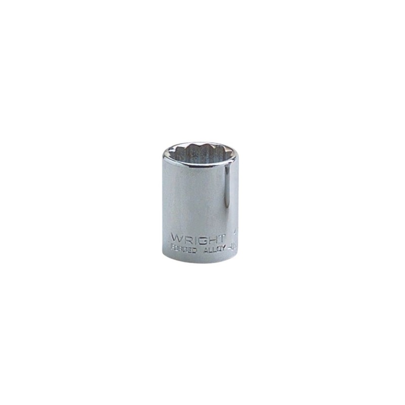 Wright Tool 4112 1/2 Drive 12 Point Standard Socket 3/8