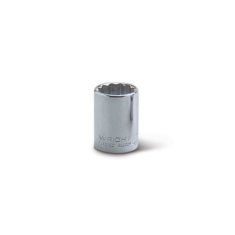 Wright Tool 4124 1/2 Drive 12 Point Standard Socket 3/4