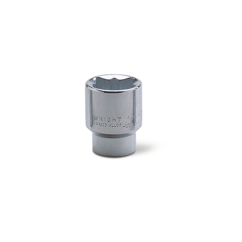 Wright Tool 4318 1/2 Drive 8 Point Standard Socket 9/16