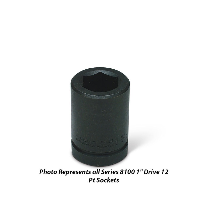 Wright Tool 8936 1 Drive 6 Point Deep Impact Socket 1-1/8