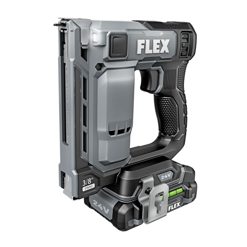 Flex FX4521-1A 3/8 Stapler Kit (1 x 2.5Ah Battery + 160W Charger)