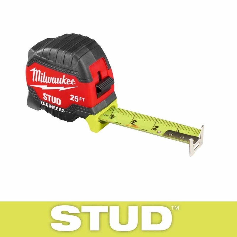 Milwaukee 48-22-1425E 25ft STUD Tape Measure with Engineer’s Scale