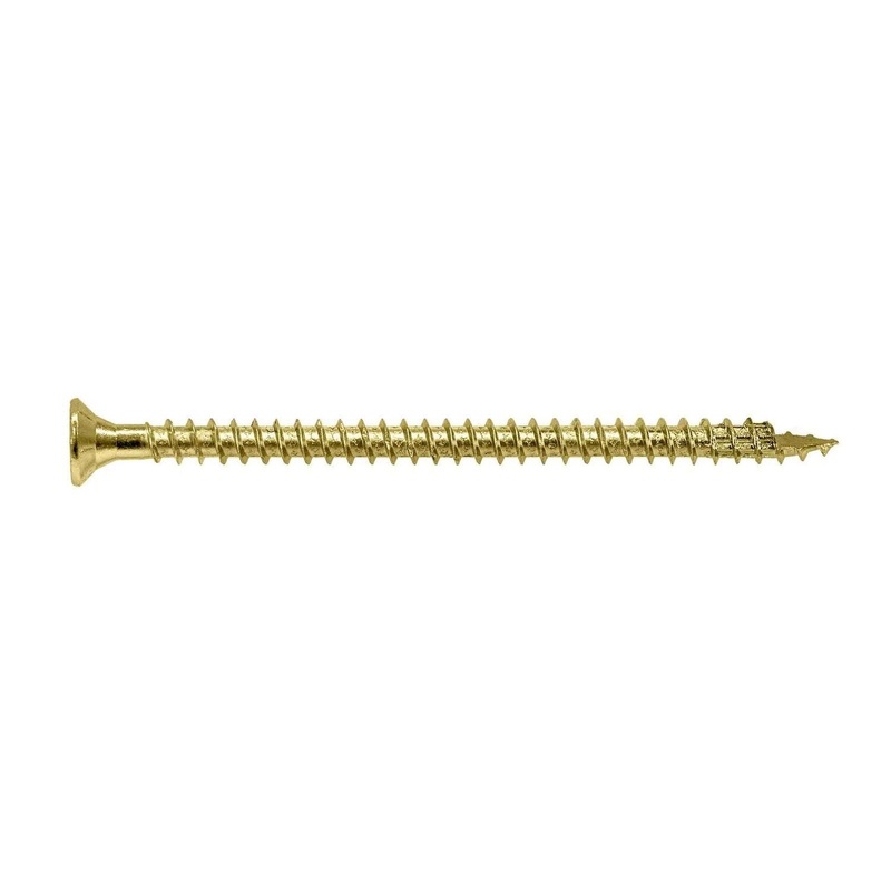 Simpson Strong-Tie SDCF27400 (0.390 x 4) Strong-Drive SDCF Timber-CF Screw Yellow Zinc (250 Pack)