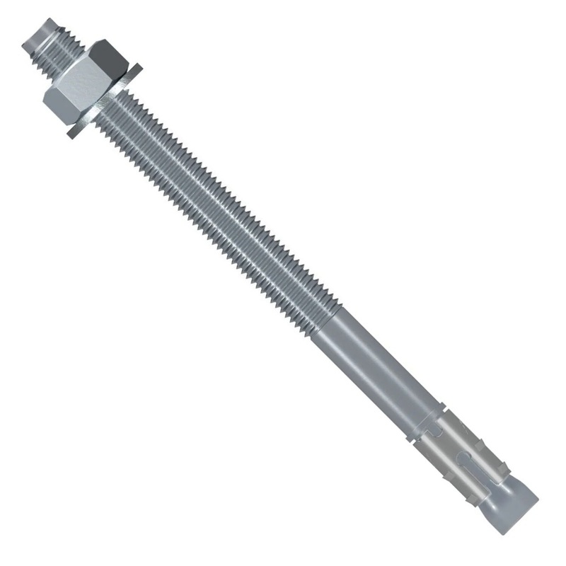 Simpson Strong-Tie STB2-751200R5 (3/4 x 12) Strong-Bolt 2 Wedge Anchor Zinc-Plated Carbon Steel (5 Pack)