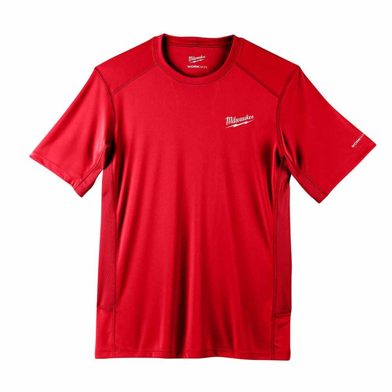 Milwaukee 414R WORKSKIN Lightweight Performance Shirt – Short Sleeve – Red