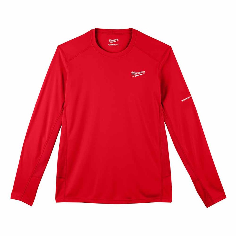 Milwaukee 415R WORKSKIN Lightweight Performance Shirt – Long Sleeve – Red