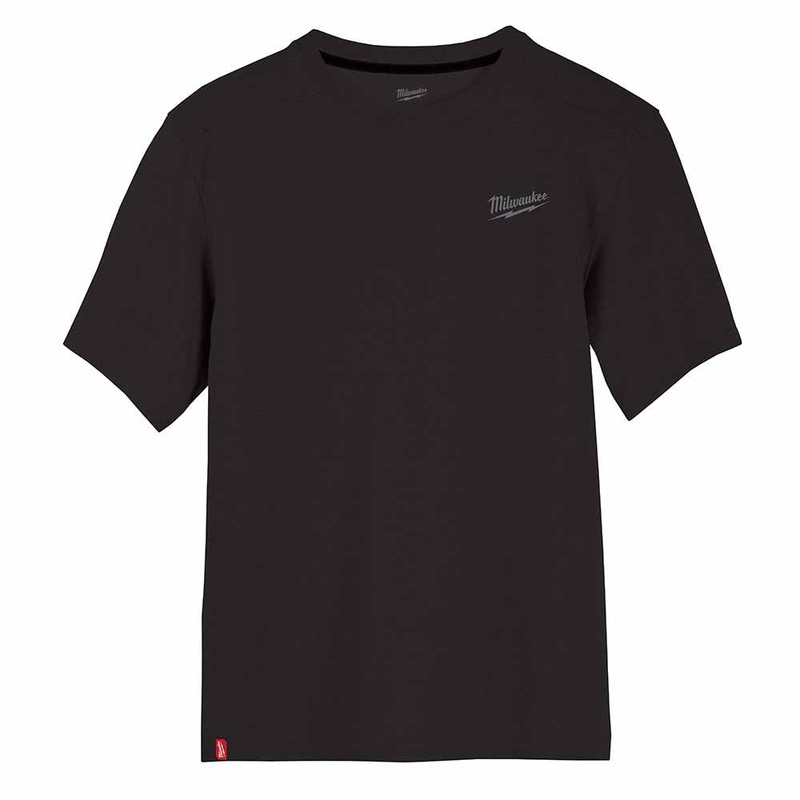 Milwaukee 603B Hybrid Work Tee – Short Sleeve – Black