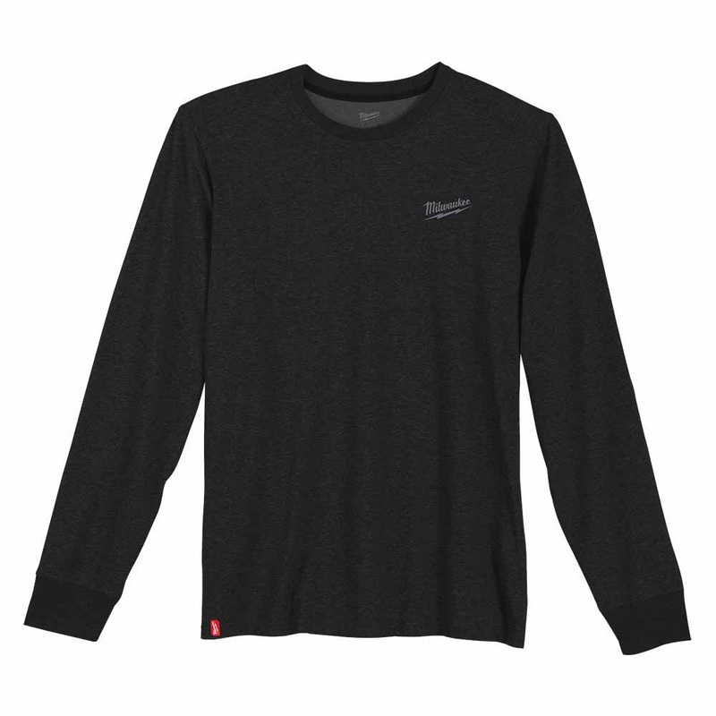 Milwaukee 604B Hybrid Work Tee – Long Sleeve – Black