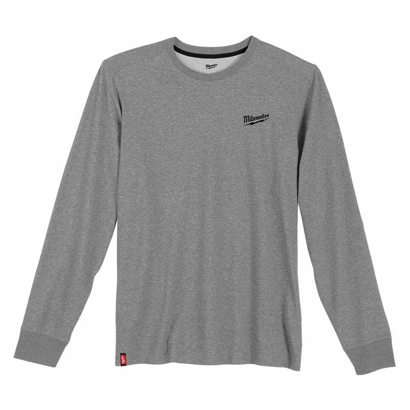 Milwaukee 604G Hybrid Work Tee – Long Sleeve – Gray