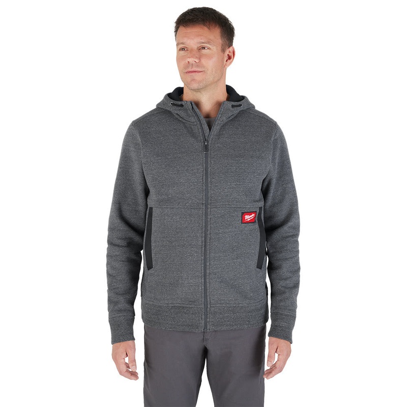 Milwaukee M250G GRIDIRON Full-Zip Hoodie – Gray